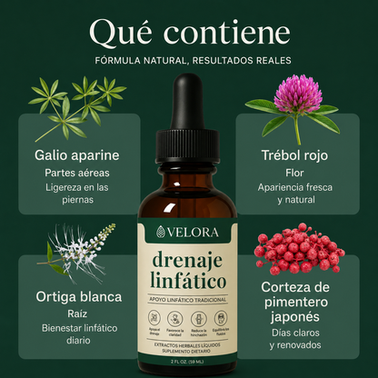 Velora® | Gotas Naturales para el Drenaje Linfático
